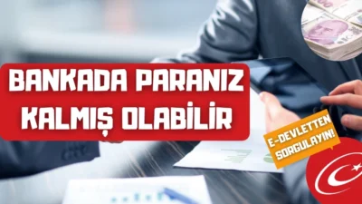 E-Devlet Üzerinden Bankalarda Unutulan Paralar Nasıl Sorgulanır?