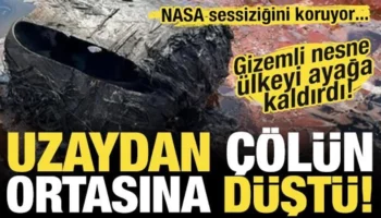 Uzaydan dünyaya düştü! Avusturalya\'yı ayağa kaldırdı...