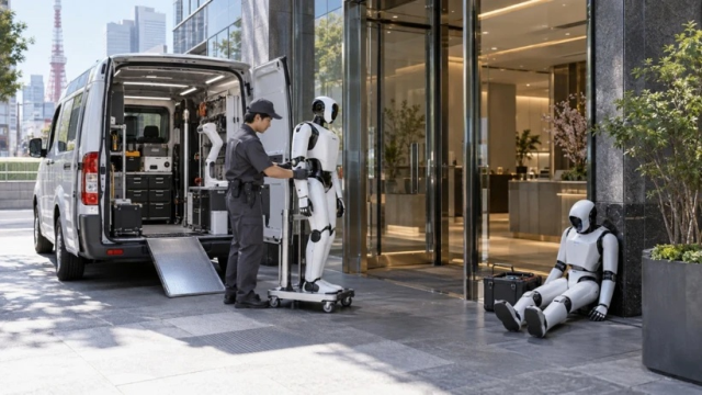 Japonya'dan dünyada bir ilk! Arızalanan robotlar için özel ambulans